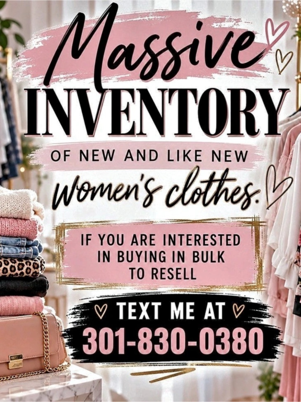 Women's Clothing Inventory Bulk Resale Inquiry